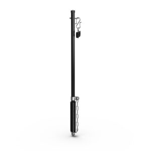 Cable Retractor Pogo Stick — Spring Cable Support for Charger Stands & Shelves