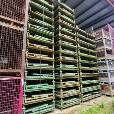U-01147_Wire_mesh_Collapsible_Green_QTY31